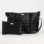 SCOUT Bags Triple Advisor Travel Bag Large with Pouch Black Puffer