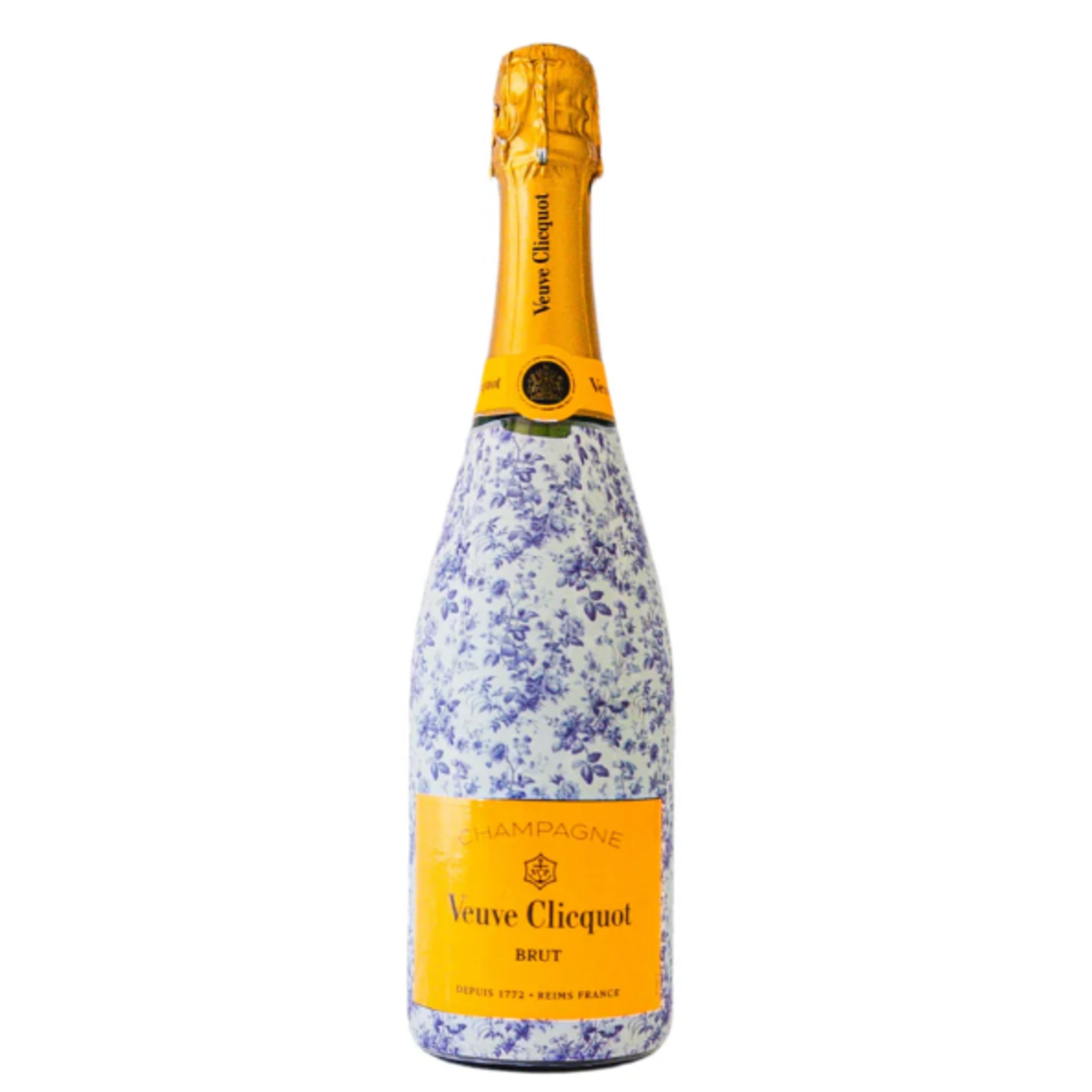 Beau Bottles Beau Bottles Grandmillenial Blue Floral - Veuve Edition
