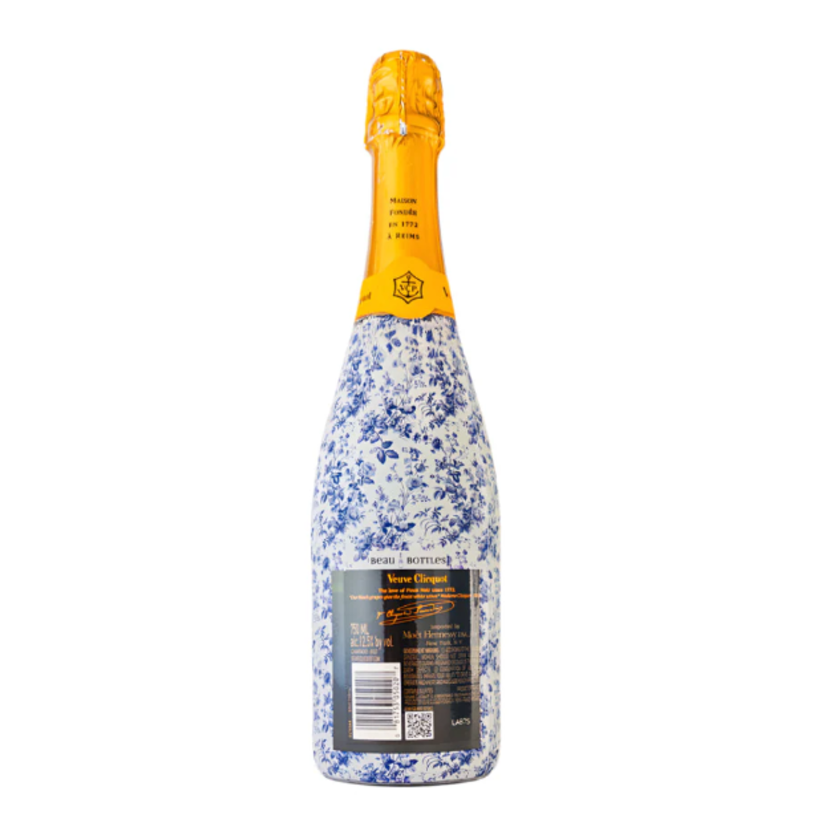 Beau Bottles Beau Bottles Grandmillenial Blue Floral - Veuve Edition