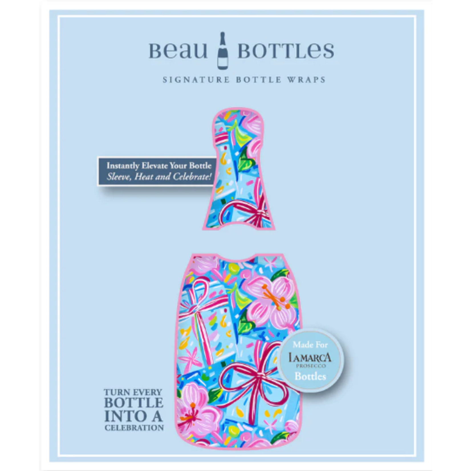 Beau Bottles Beau Bottles Preppy Happy Birthday Brushed Present-La Marca Edition