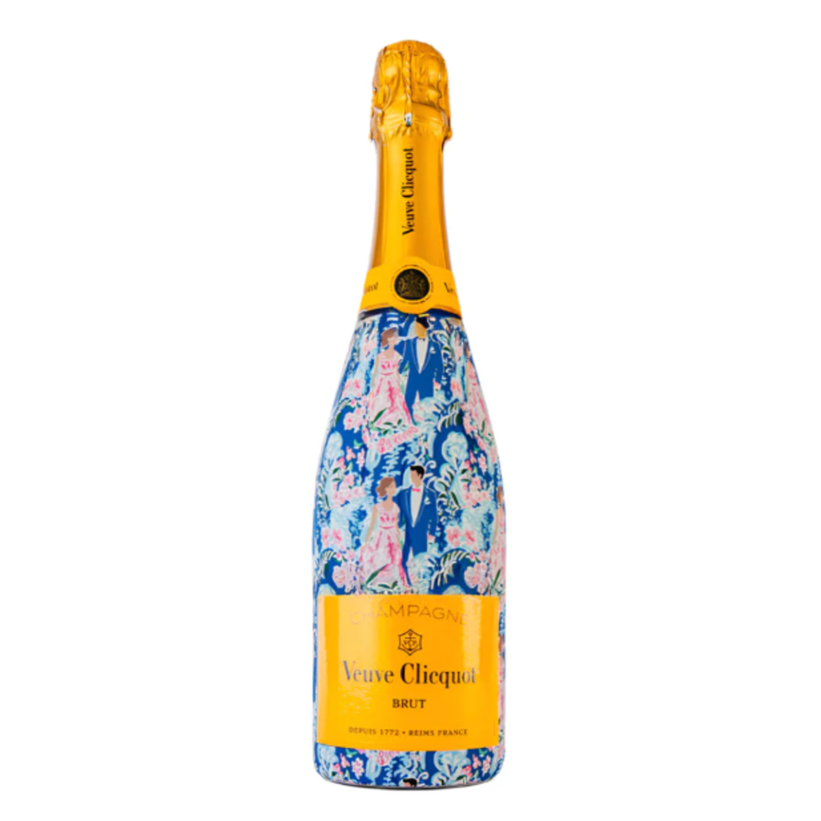 Beau Bottles Beau Bottles Preppy Bride and Groom - Veuve Edition