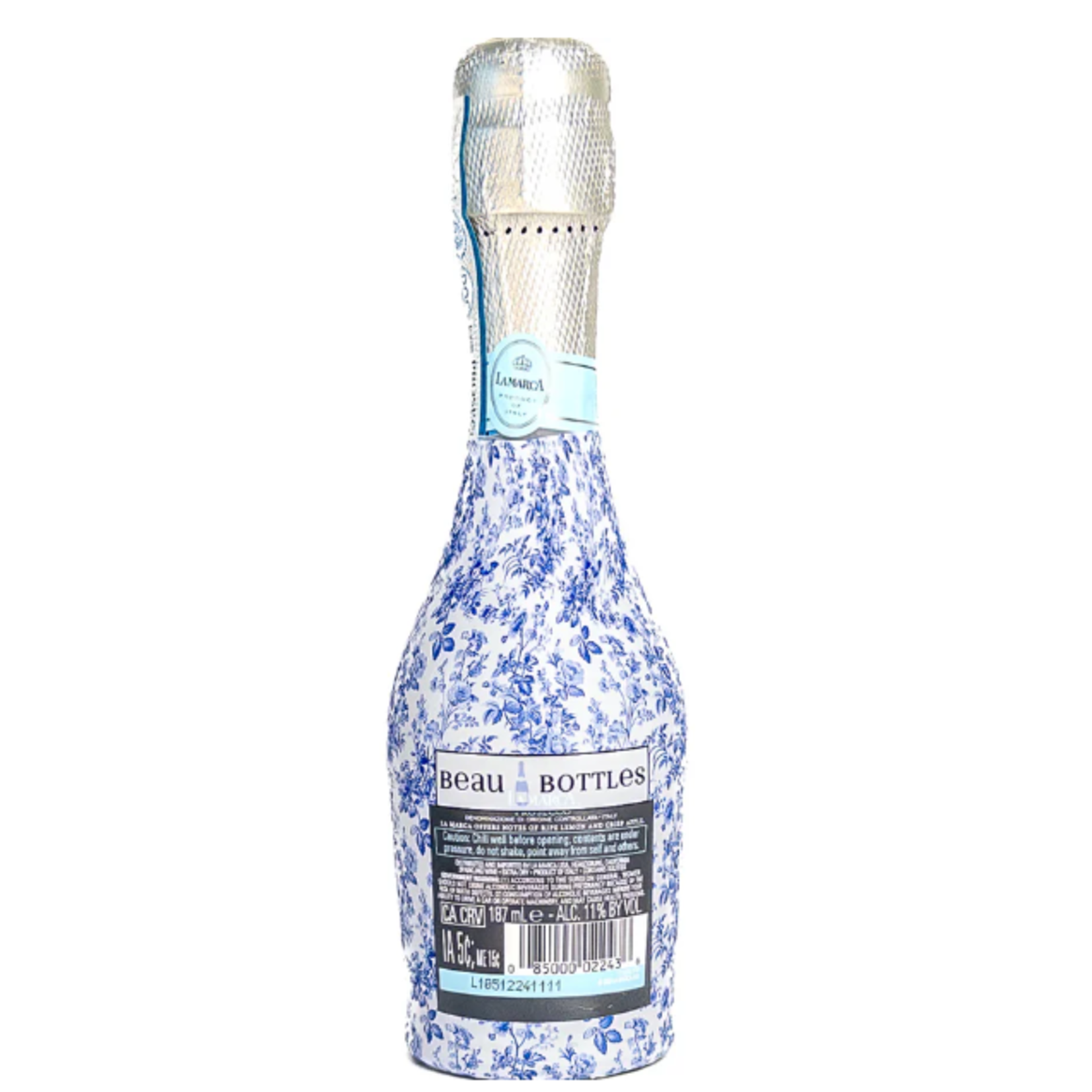 Beau Bottles Beau Bottles Blue Floral - MINI La Marca Edition -