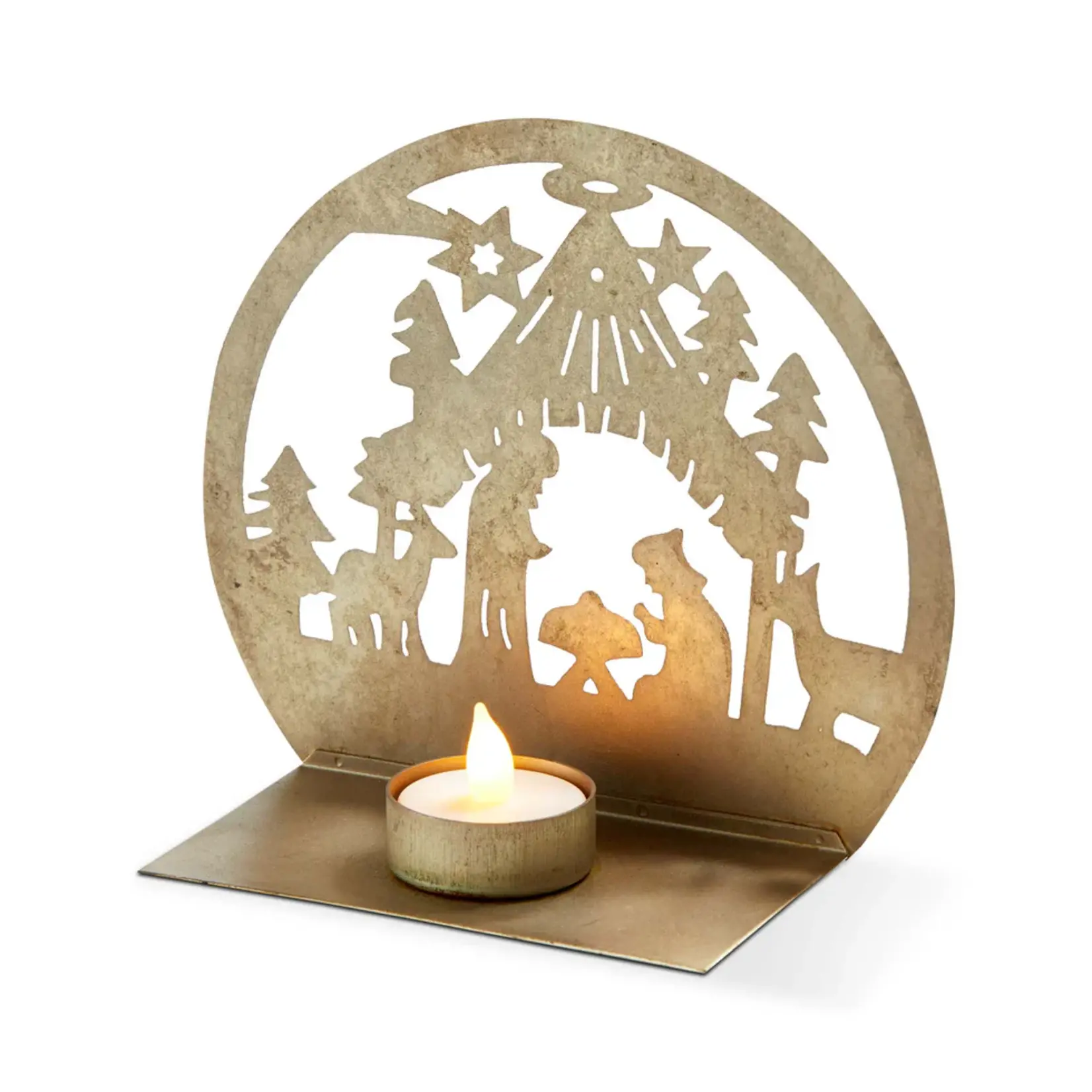 Tag True Living Nativity Tealight Holder