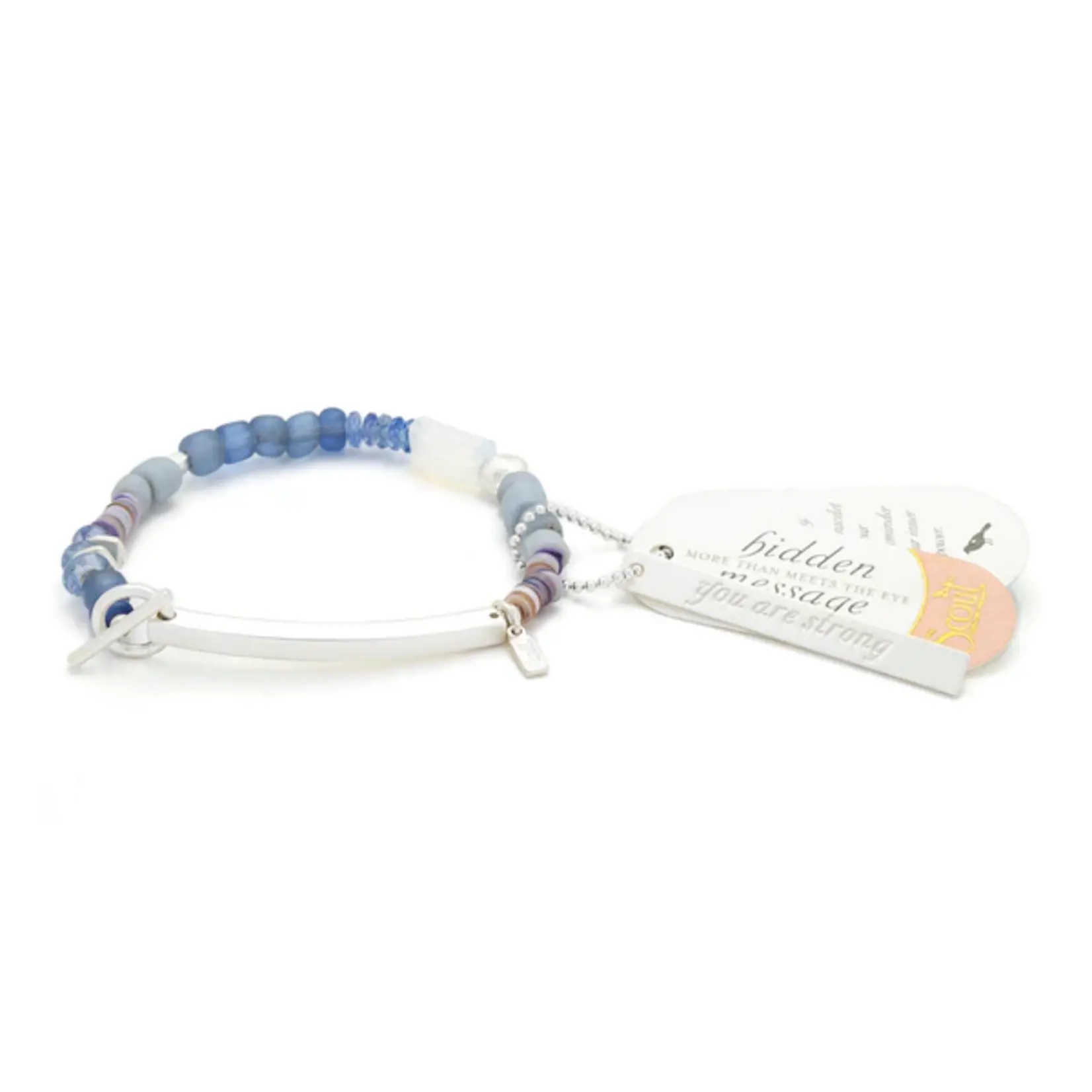 Scout Jewerly Hidden Message Bracelet - Strong/Opalite/Silver