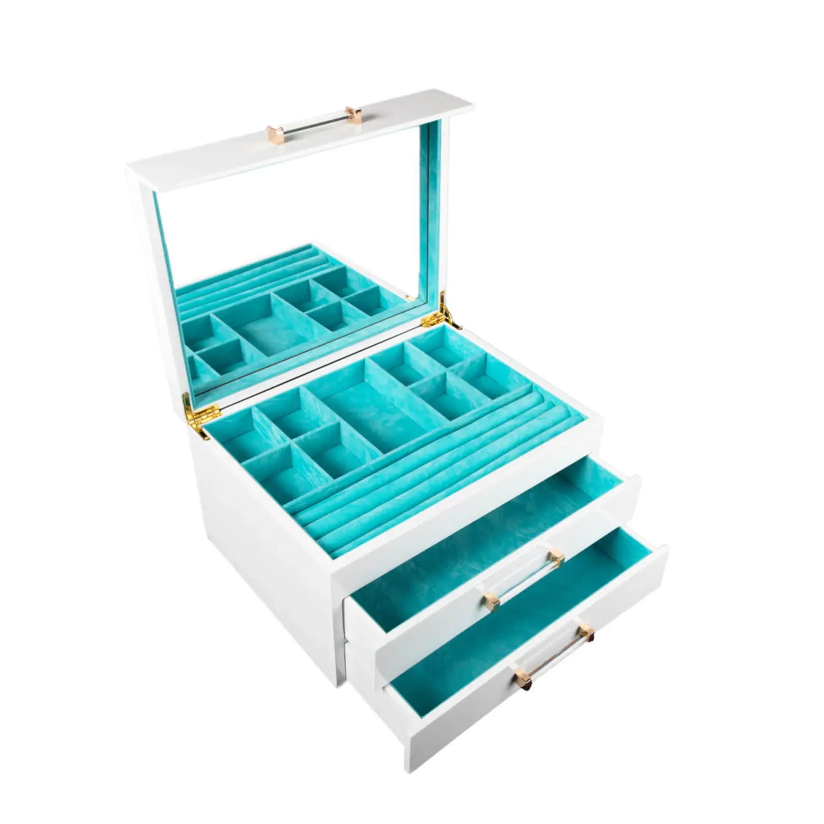 Brouk & Co. Kendall Jewelry Box White
