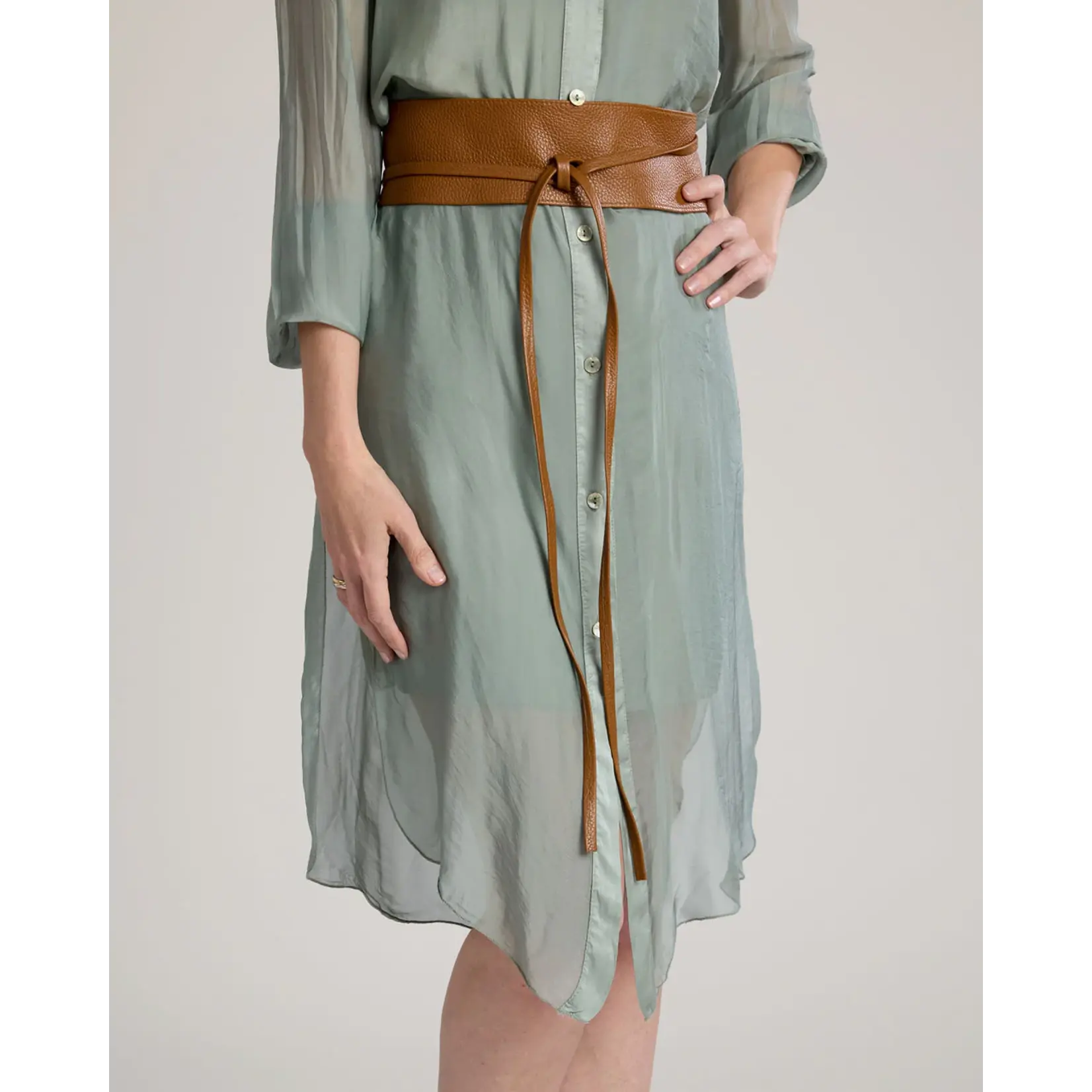 Cobblestone Serafina Kimona Belt Camel