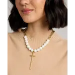 Cobblestone Sloan Necklace Pearl