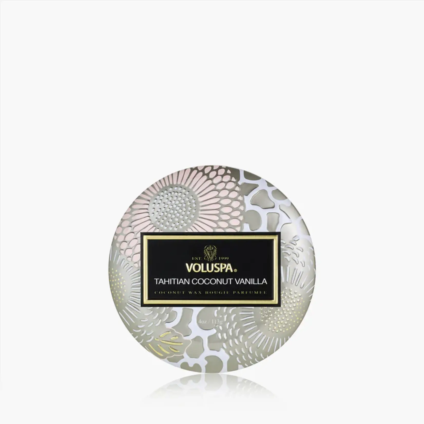 Voluspa Tahitian Coconut Vanilla Mini Tin Candle