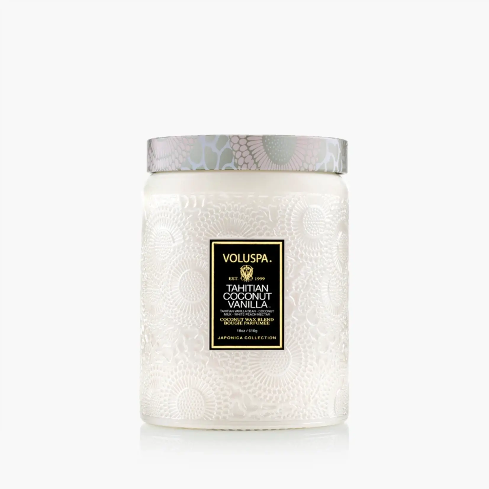 Voluspa Tahitian Coconut Vanilla Large Jar Candle