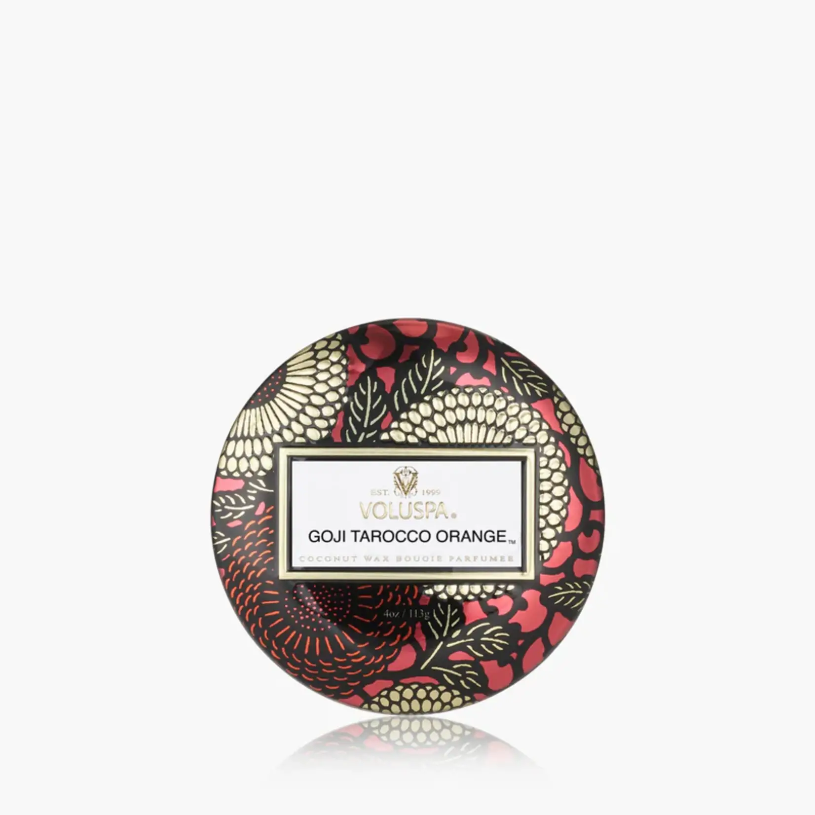 Voluspa Mini Tin Candle Goji Tarocco