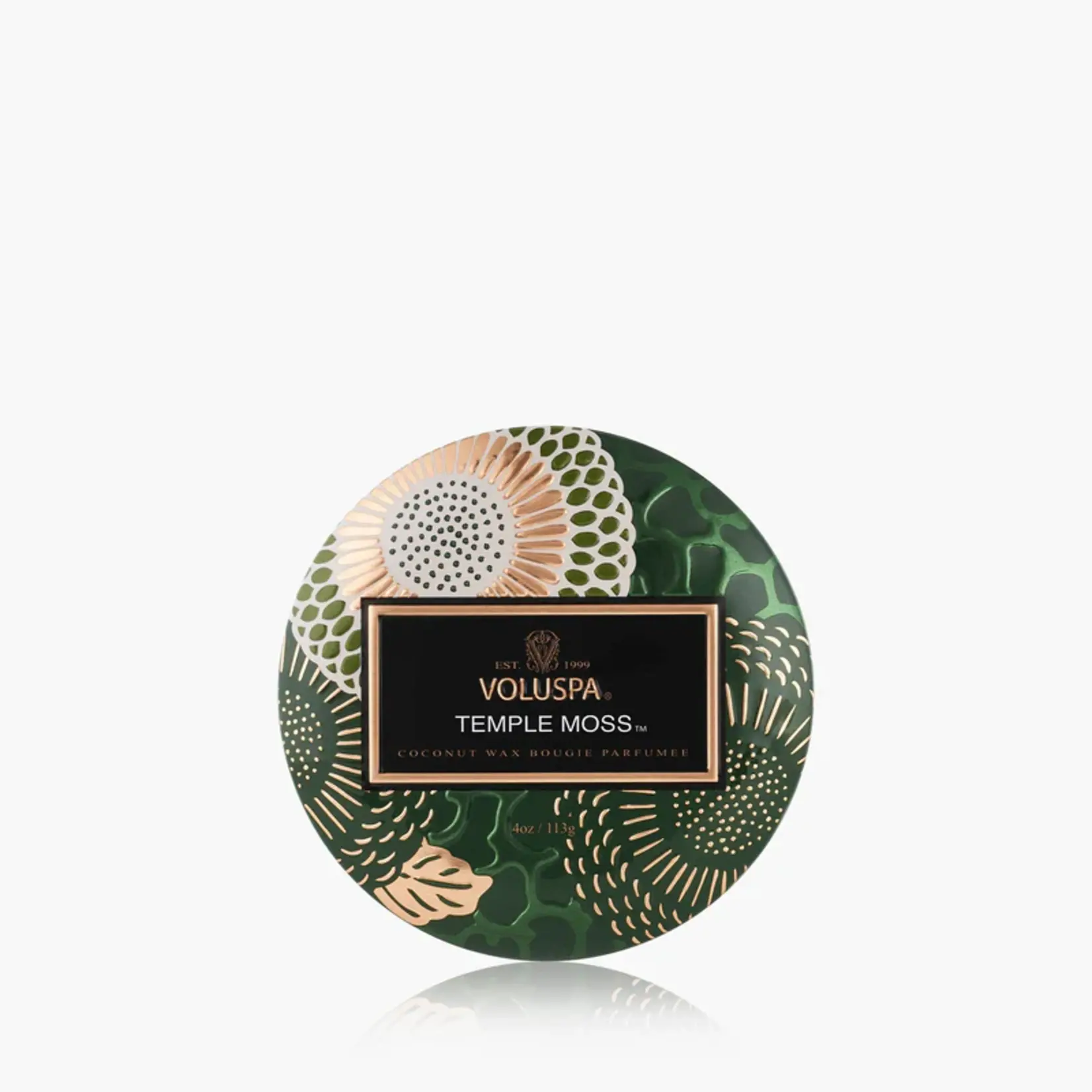Voluspa Mini Tin Candle Temple Moss