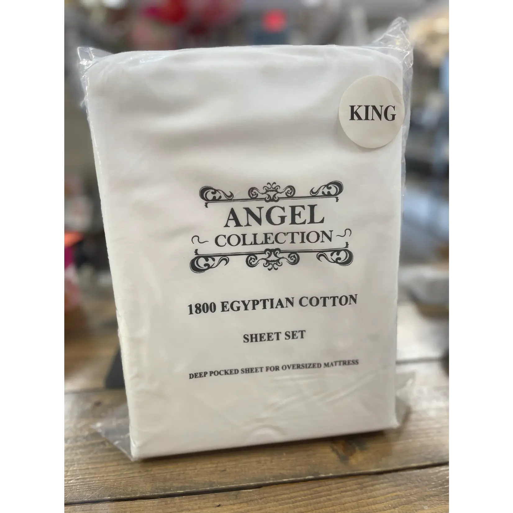 Angel Collection Angel Collection 1800 Egyptian Cotton King Sheet Set
