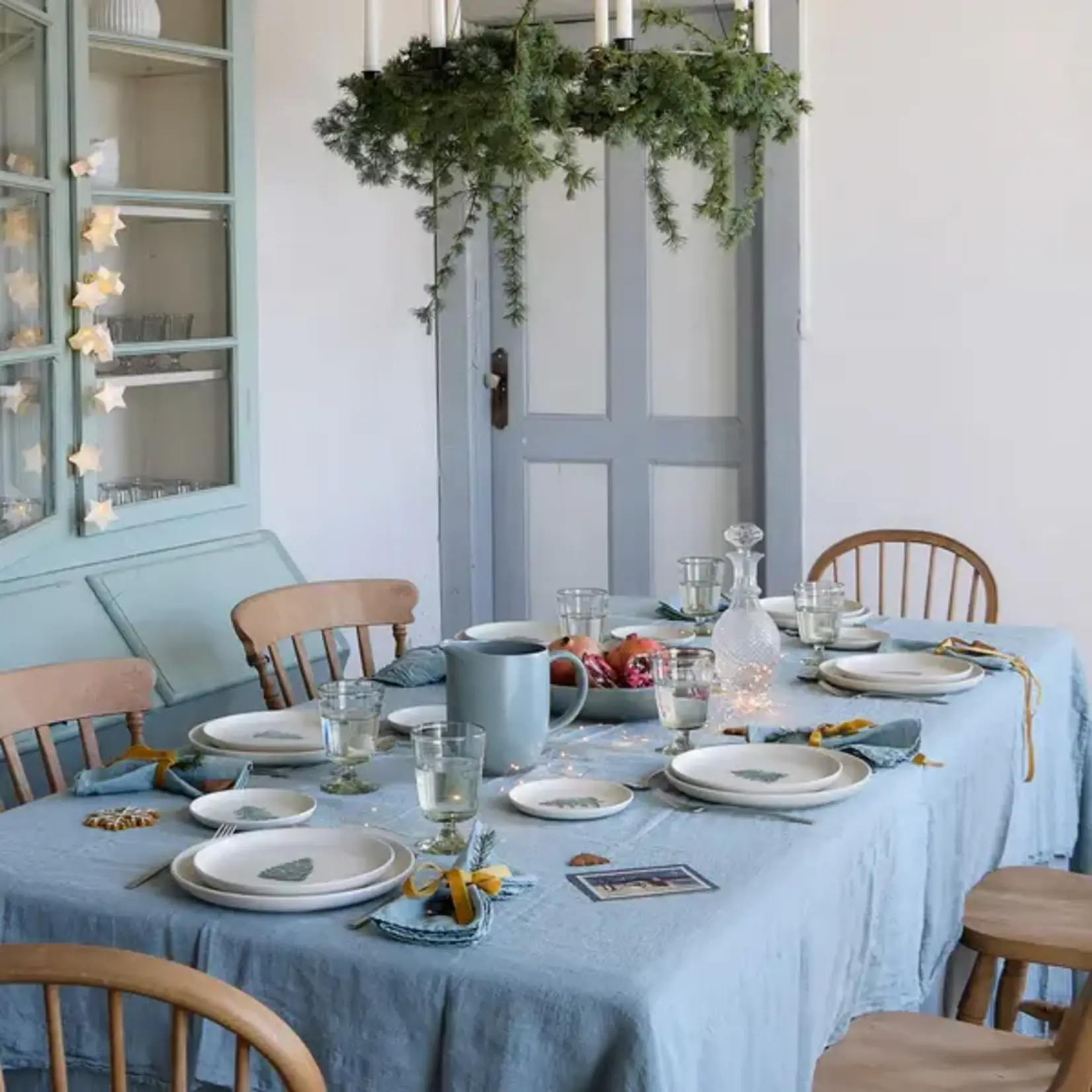 Casafina Set 4 Salad/Dessert Plate Pacifica Christmas