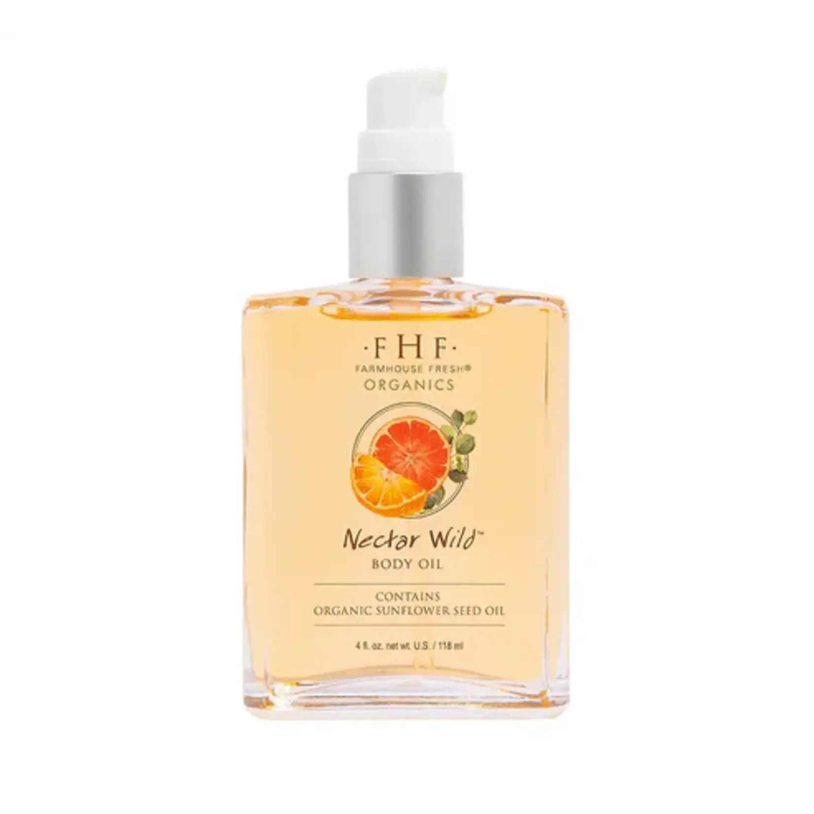 Farmhouse Fresh Nectar Wild Organic Body Oil 4oz