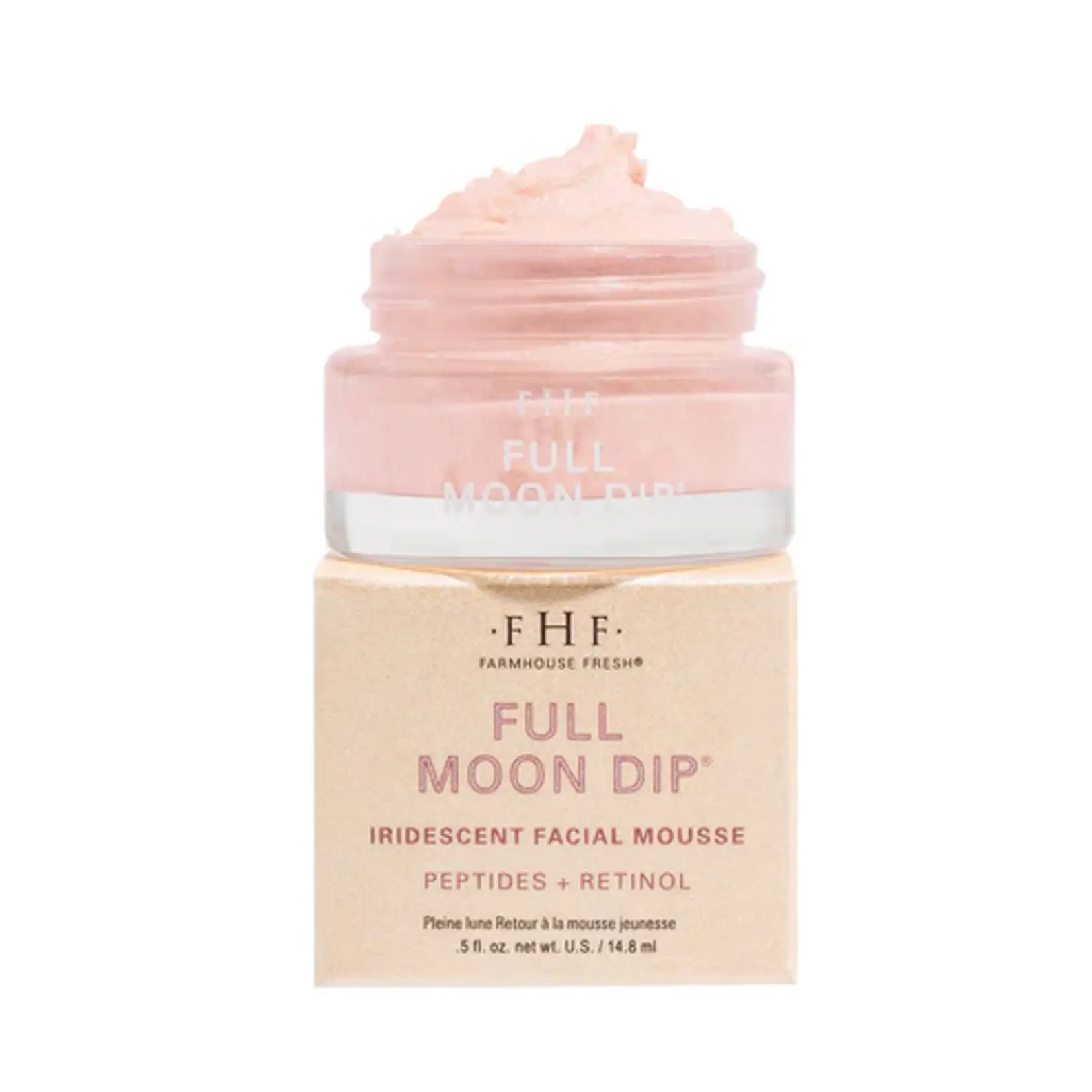 Farmhouse Fresh Mini Full Moon Dip Iridescent Facial Mousse .5oz