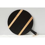 Etu Home Black Round Mod Charcuterie Board, Medium