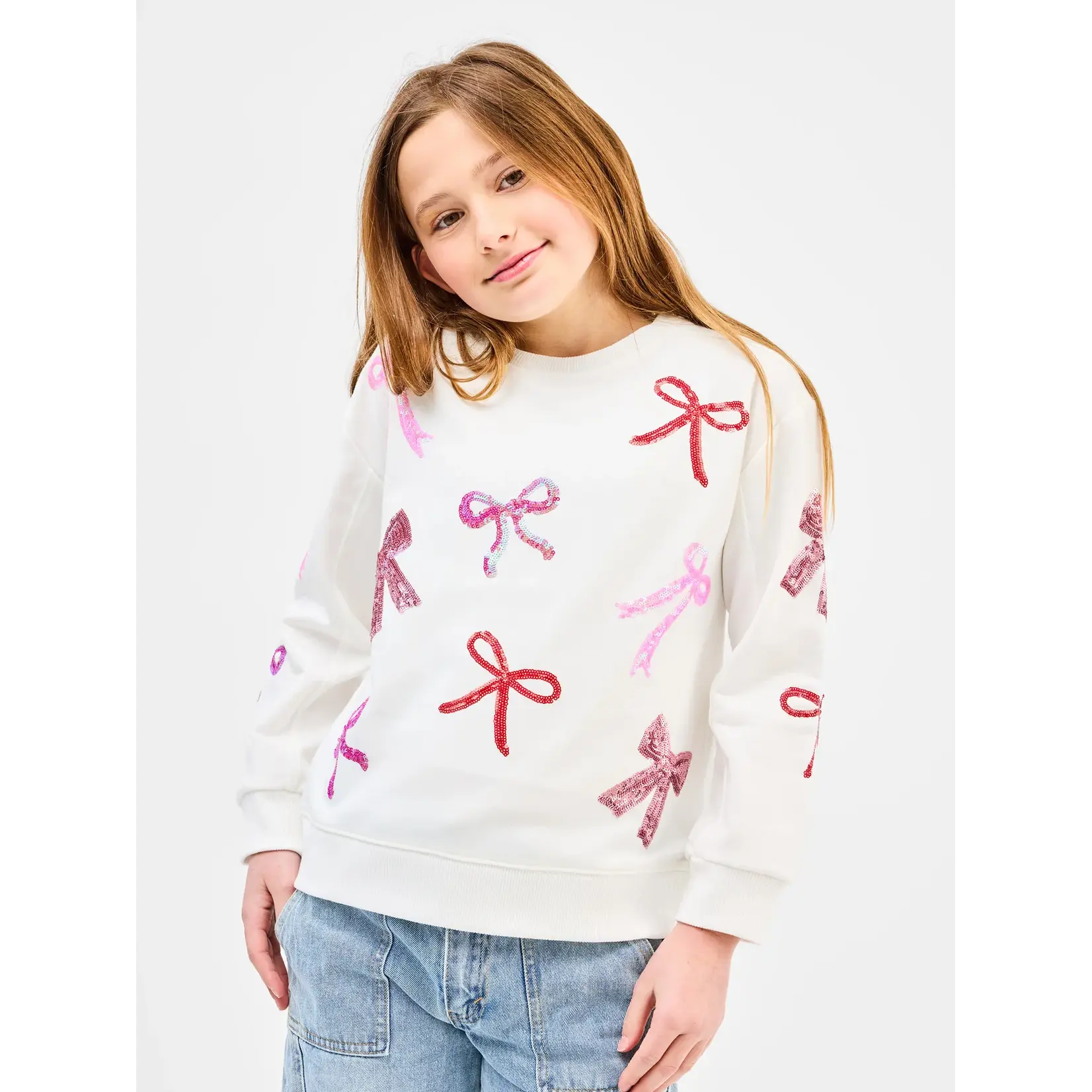 Mary Square Sarah Bows Sweatshirt Youth