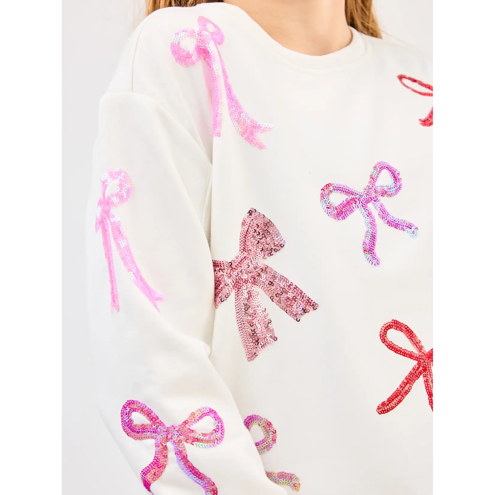 Mary Square Sarah Bows Sweatshirt Youth