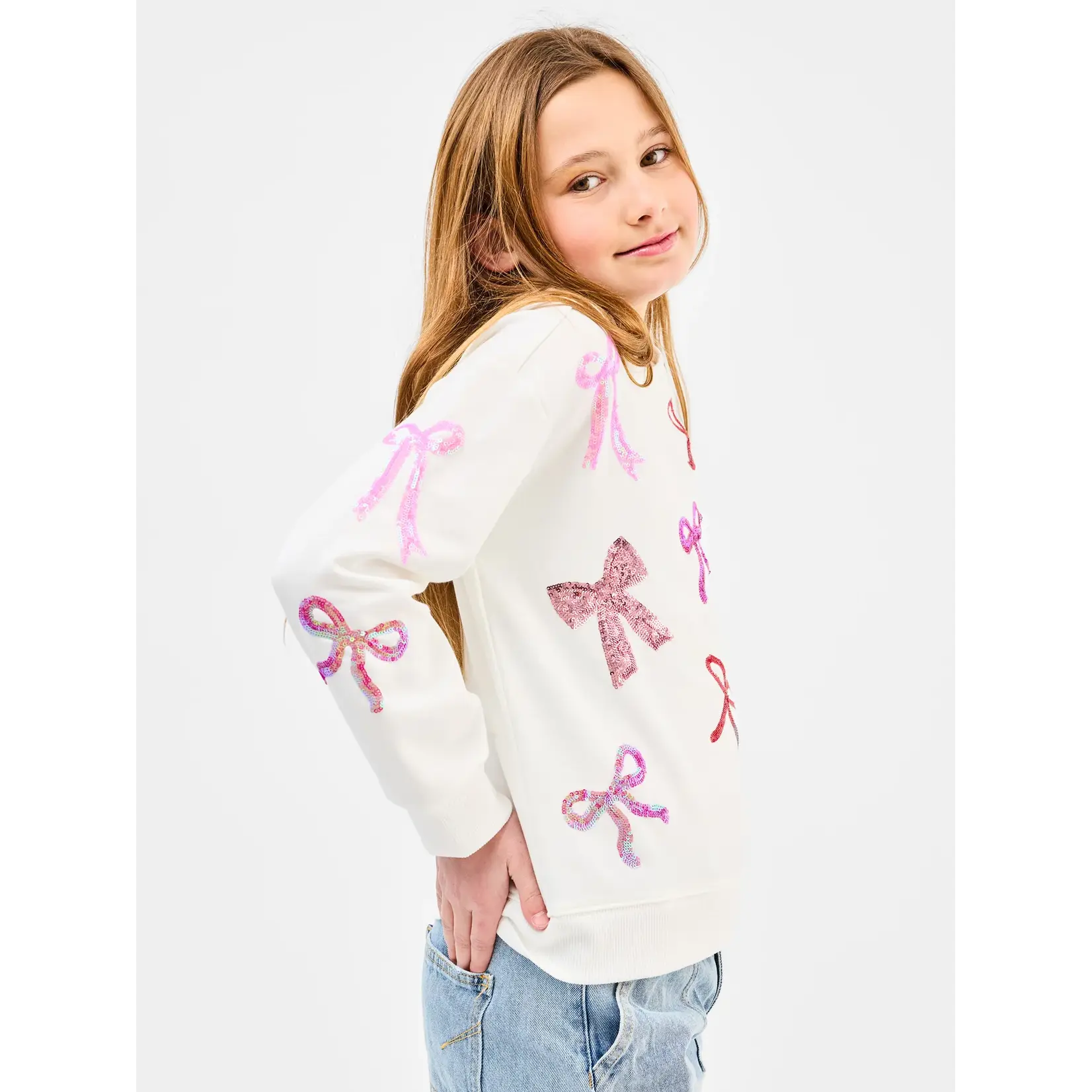 Mary Square Sarah Bows Sweatshirt Youth