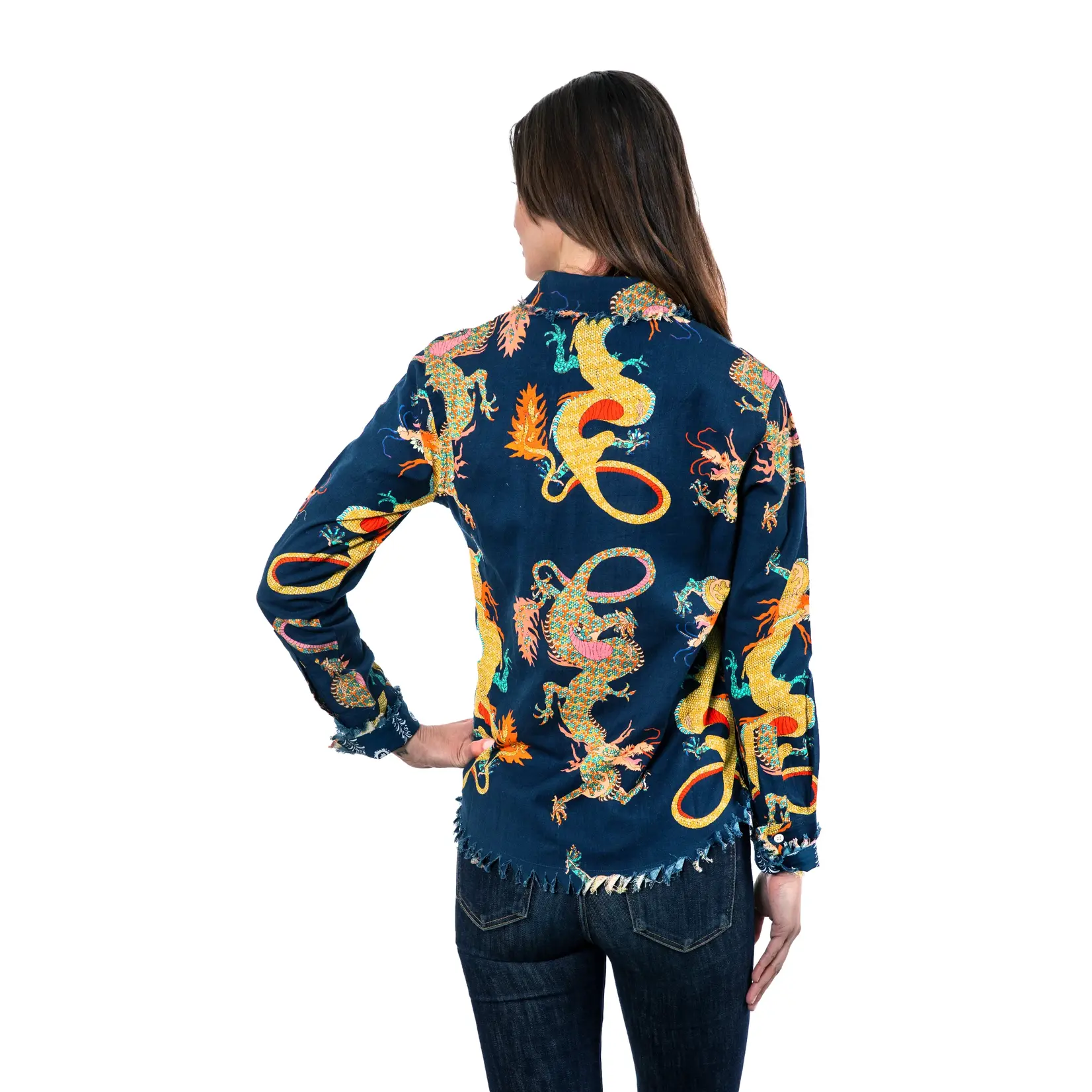 Dizzie Lizzie Cape Cod Navy Dragon