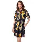 Dizzie Lizzie Chatham Dress Black Dragon