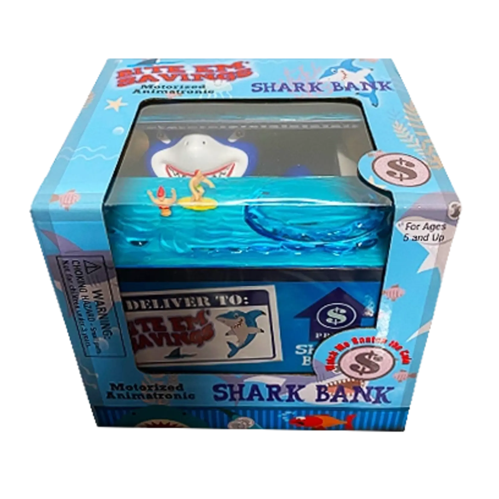 Leading Edge Novelty Bite em' Shark Bank