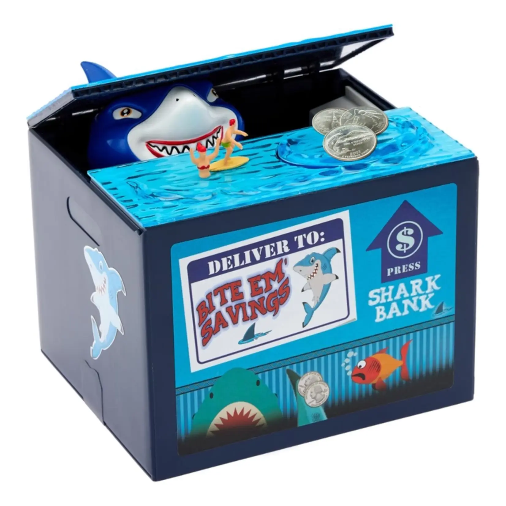 Leading Edge Novelty Bite em' Shark Bank