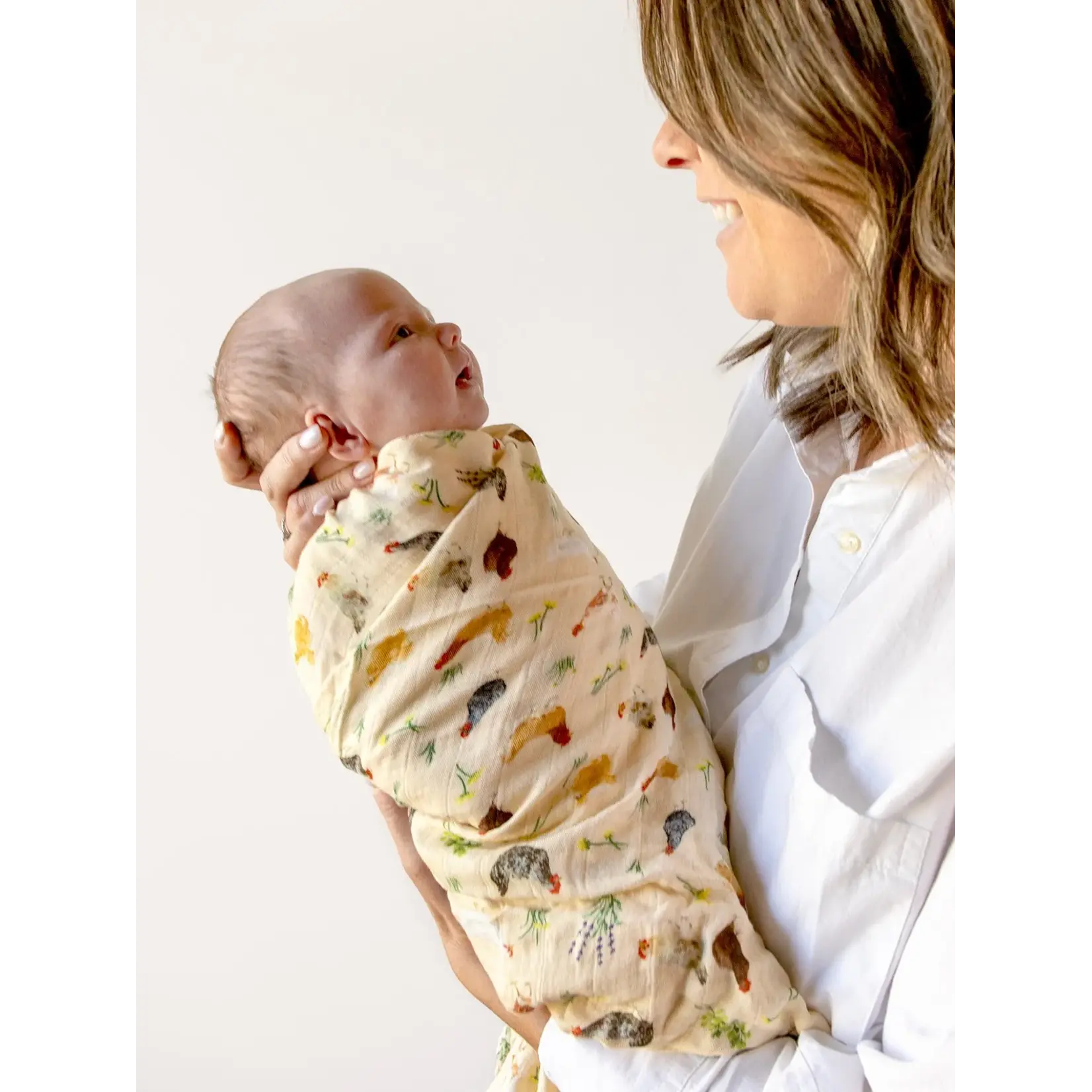 Canoe Chicken Meadows Baby Swaddle