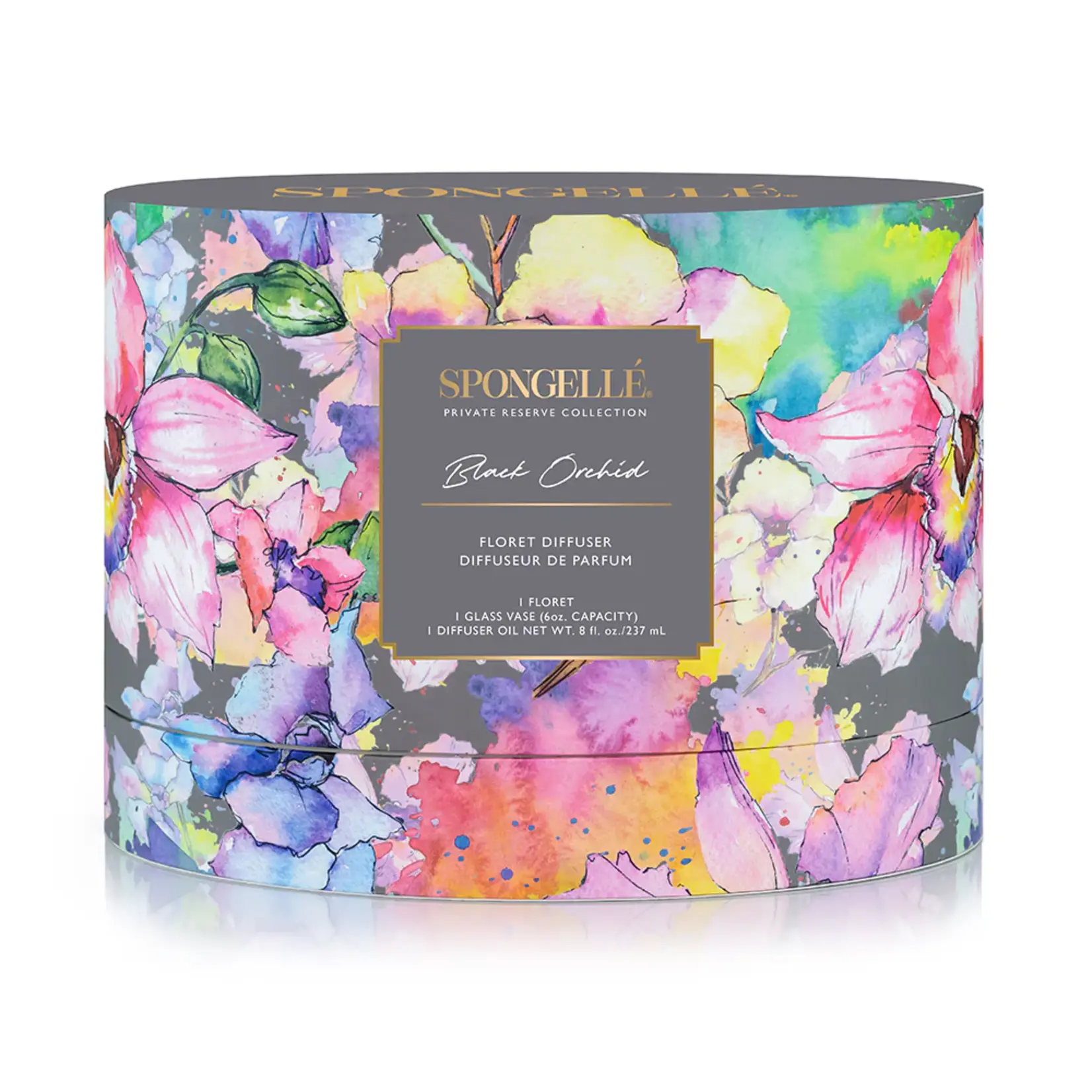 Spongelle Boxed White Flower Private Reserve Collection, Black Orchid