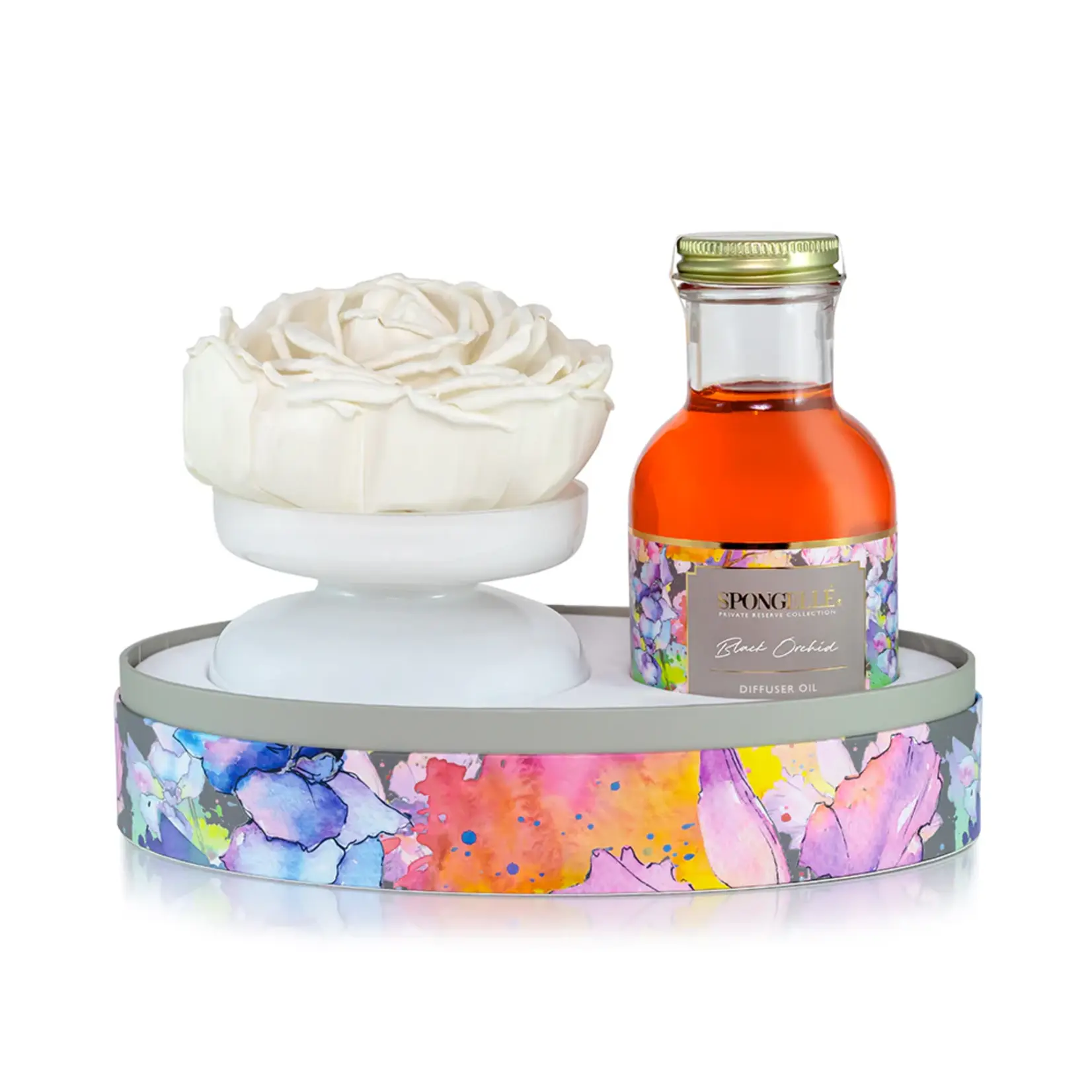 Spongelle Boxed White Flower Private Reserve Collection, Black Orchid