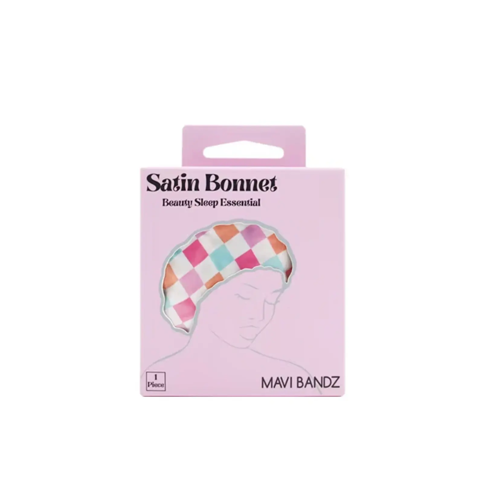 Mavi Bandz Check Satin Bonnet
