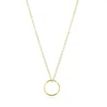 enewton egirl 14" Necklace Gold - Halo Gold Charm
