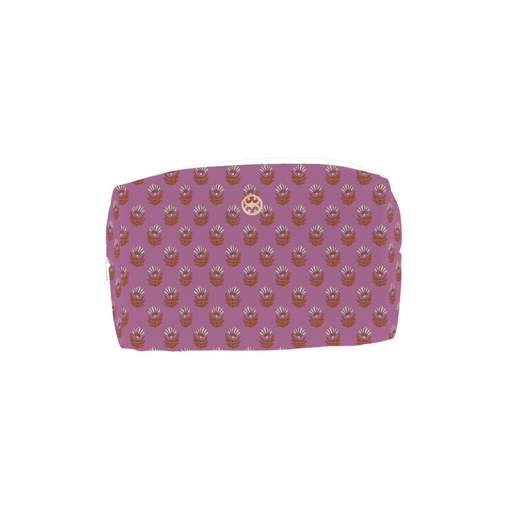 Mary Square Lets Face It Mini Pink Floral Block
