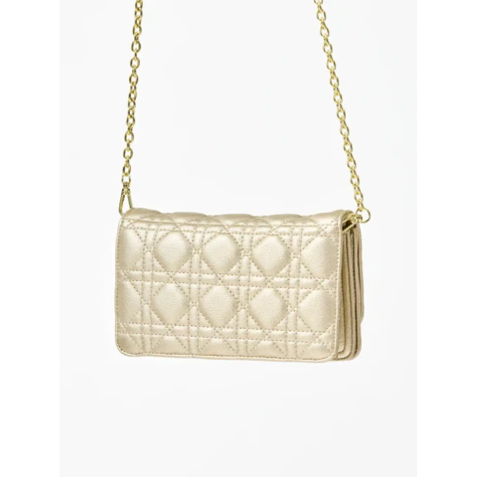 Mary Square Night Out Crossbody Champagne