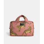 Wouf Large Toiletry Bag Blush Leopard