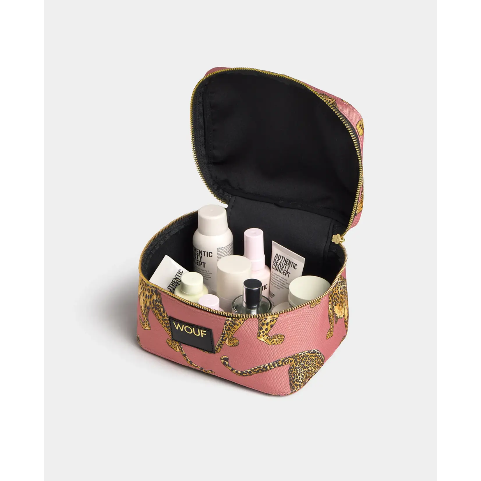 Wouf Vanity Bag Blush Leopard