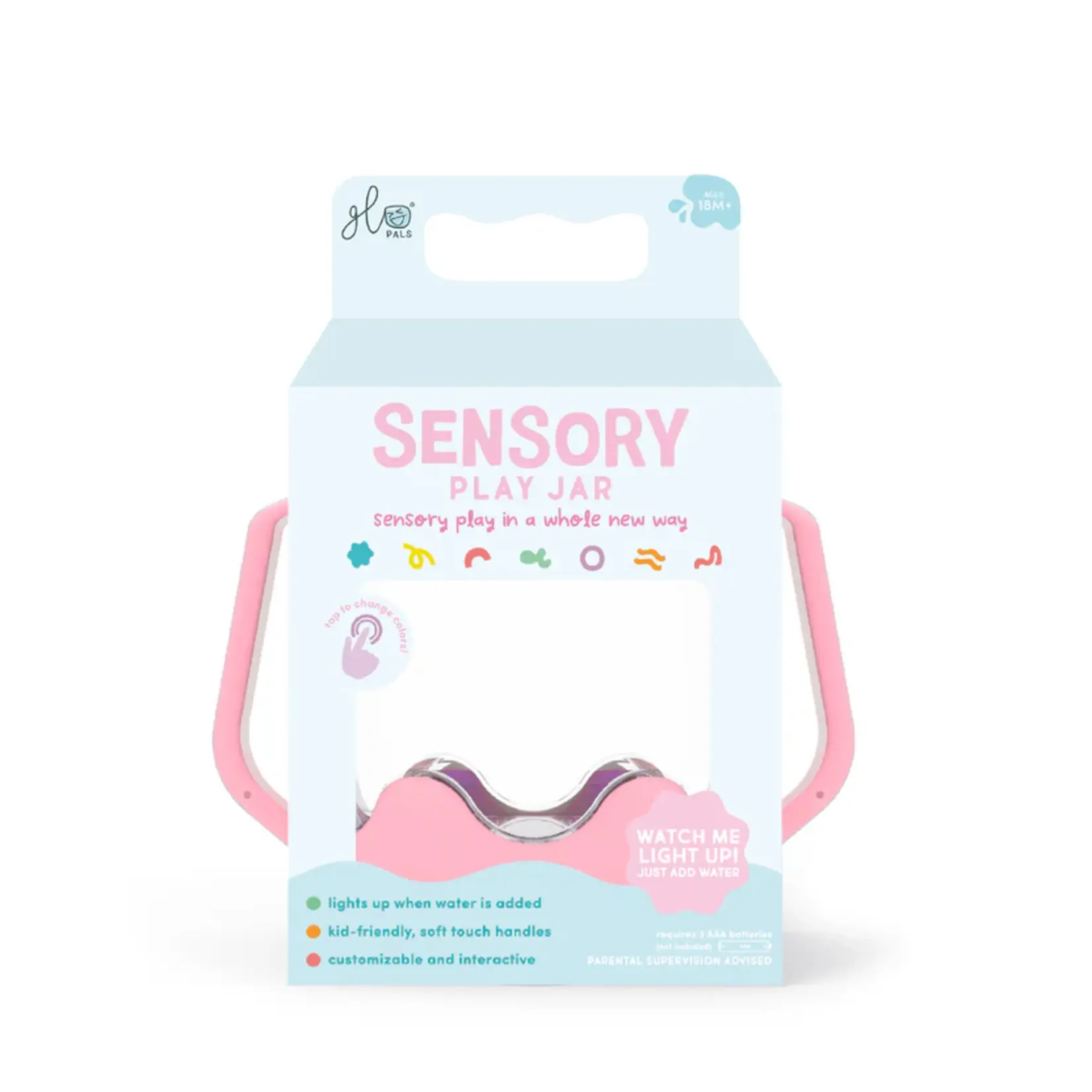 Glo Pals Glo Pals Sensory Play Jar Bubblegum Pink