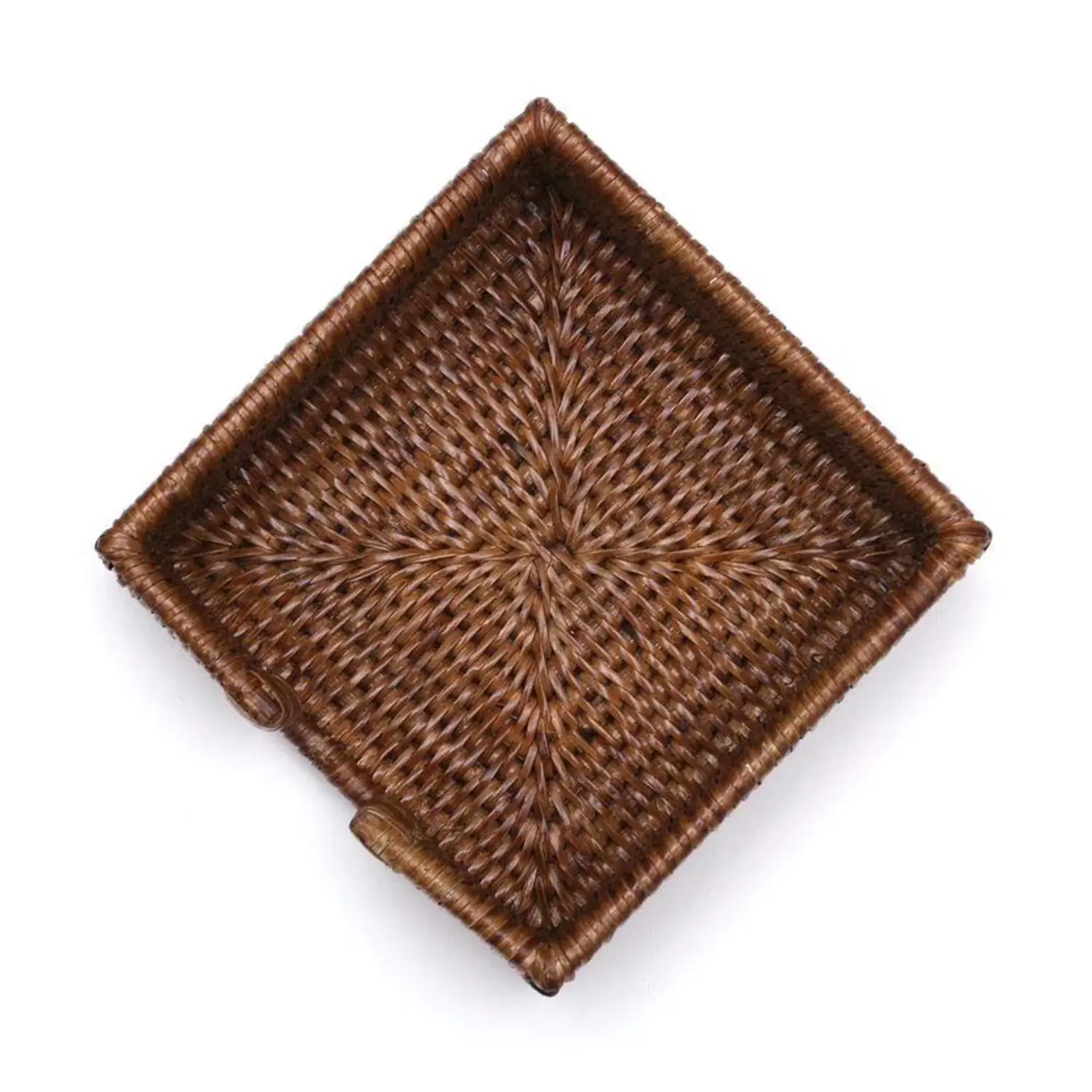 Caspari Rattan Cocktail Napkin Holder