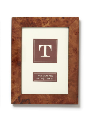 Burled Wood 5" x 7" Photo Frame