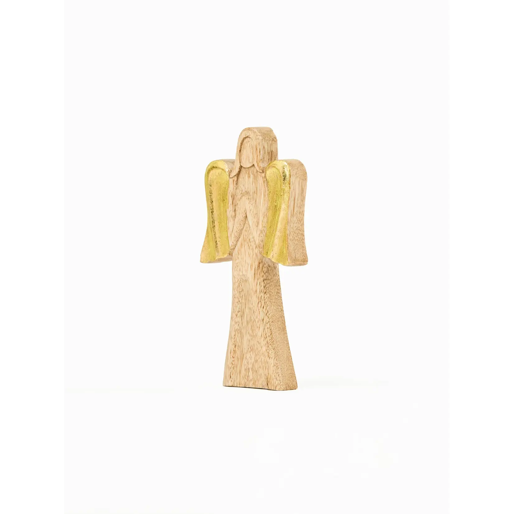 Mary Square Wood Angel Large