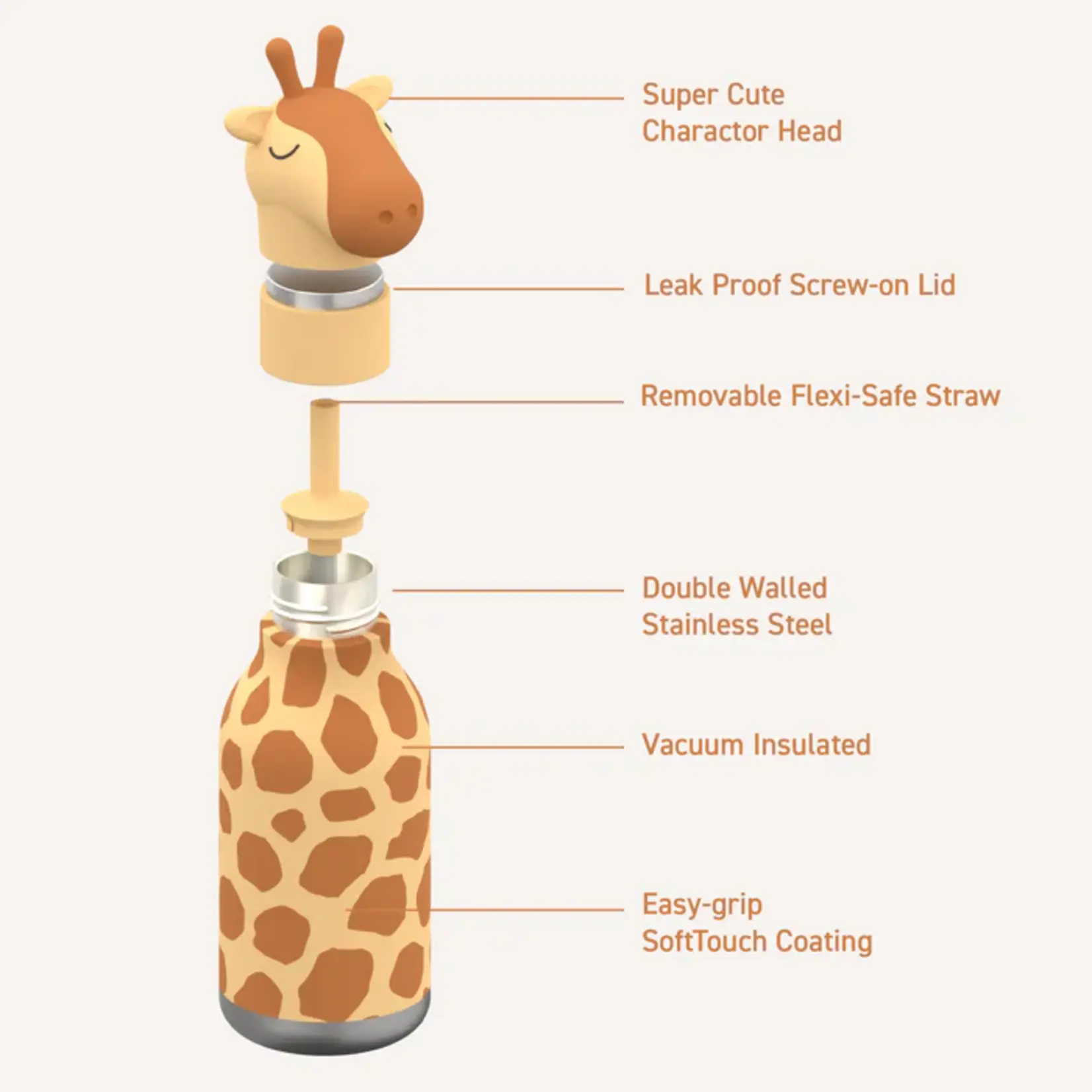 Asobu Giraffe Bestie Bottle