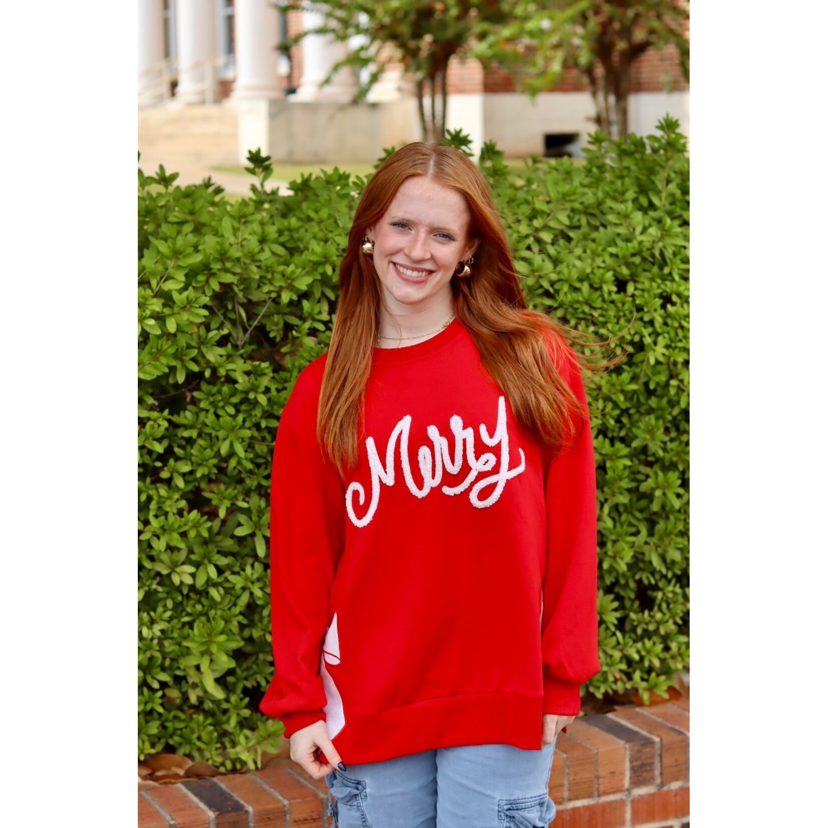 Mary Square Lakelyn Sweatshirt Merry Bow