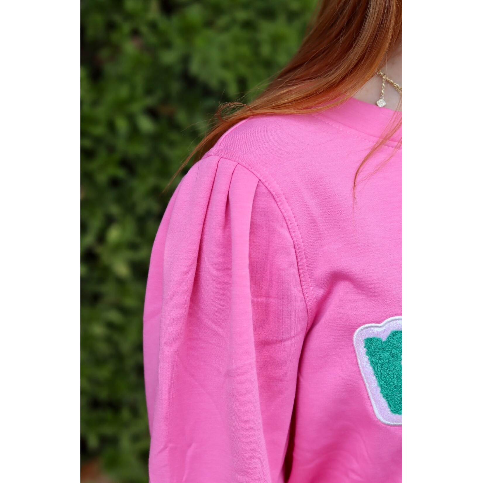 Mary Square Kelly Sweatshirt Merry Pink