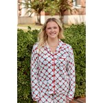 Mary Square Charlotte Pant Set Lattice Garland