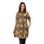 Dizzie Lizzie Chatham Dress Olive Dragon