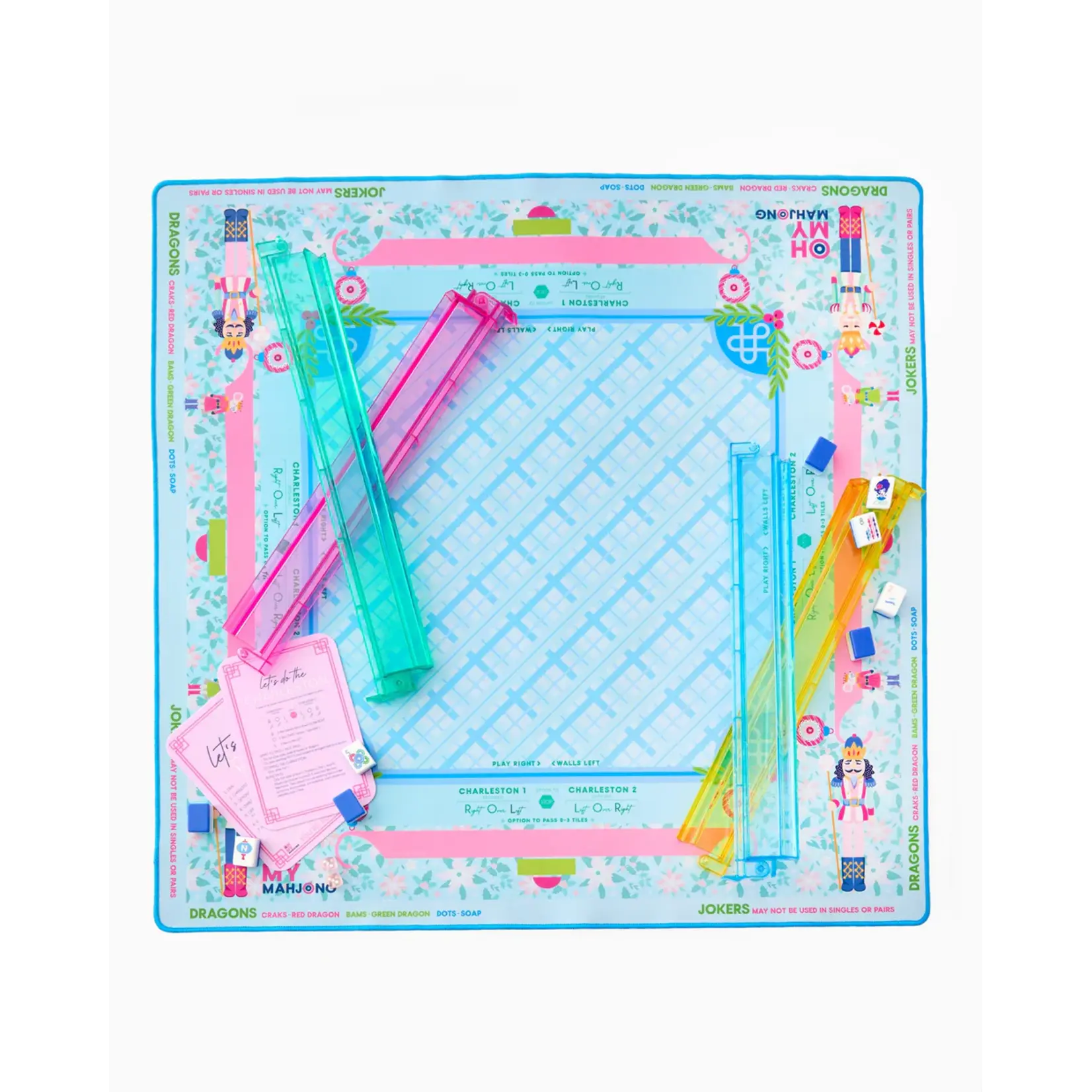 Oh My Mahjong Sugarplum Holiday Mahjong Mat