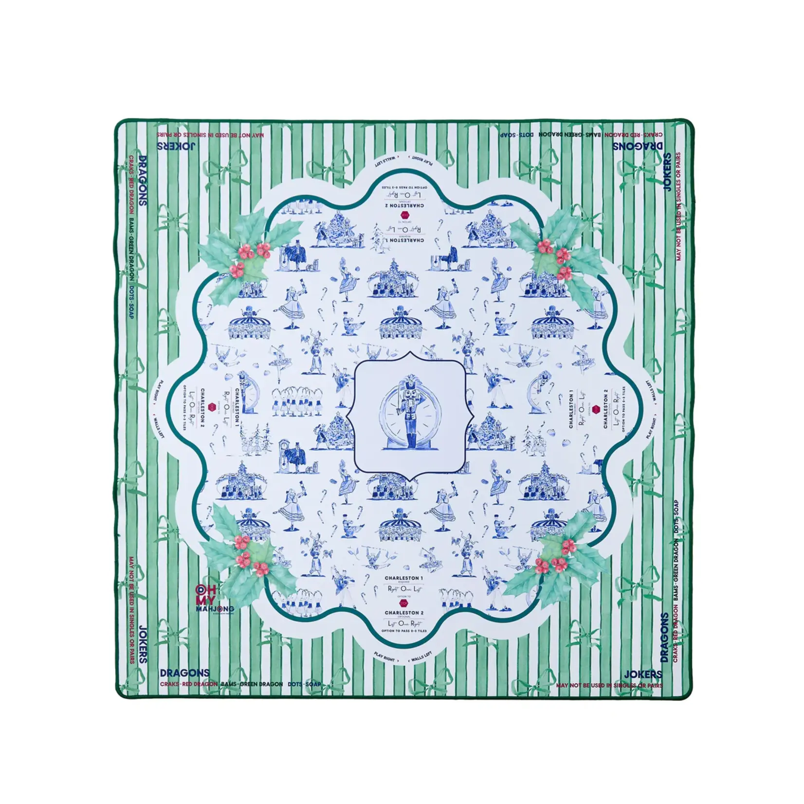 Oh My Mahjong Twilight Waltz Holiday Mahjong Mat