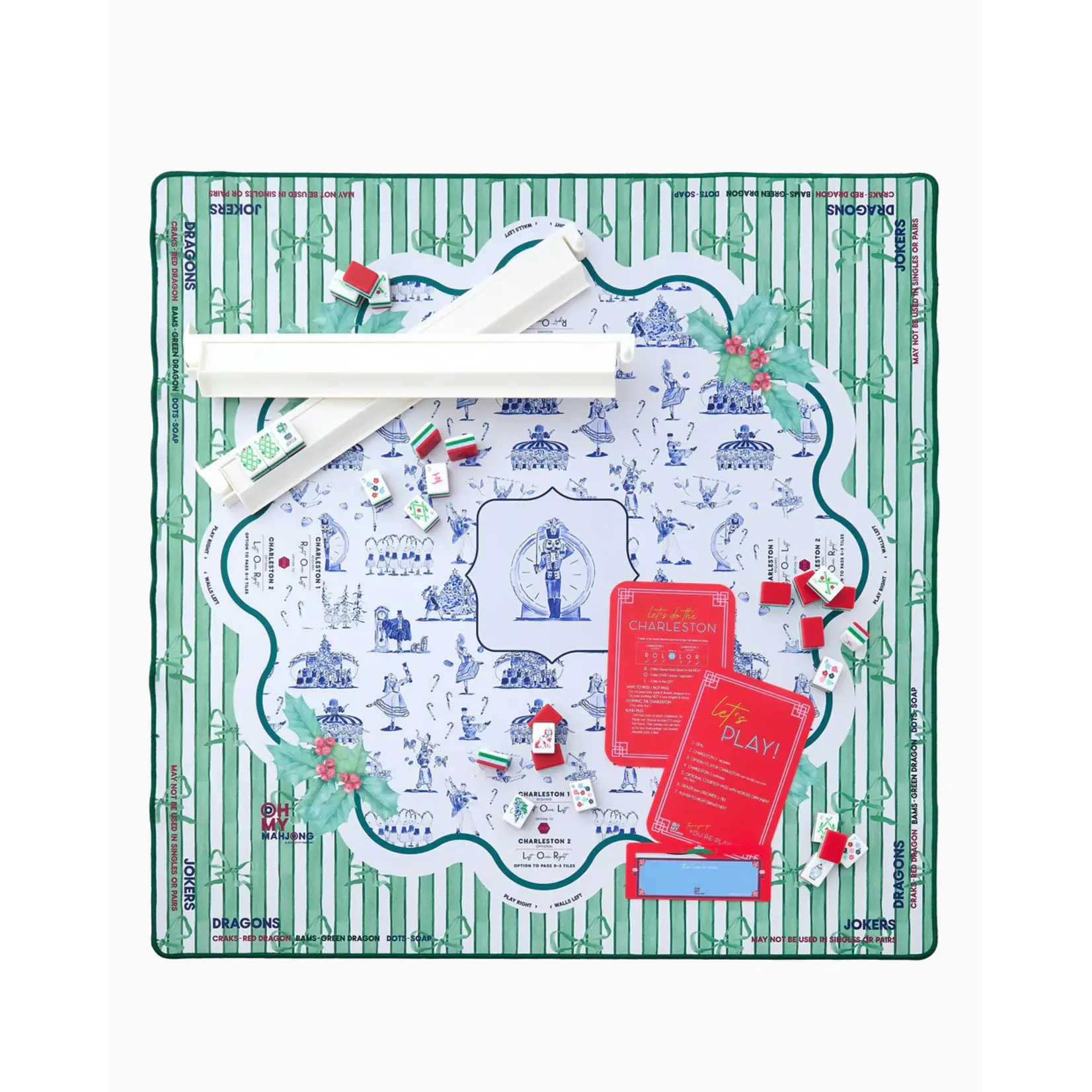 Oh My Mahjong Twilight Waltz Holiday Mahjong Mat