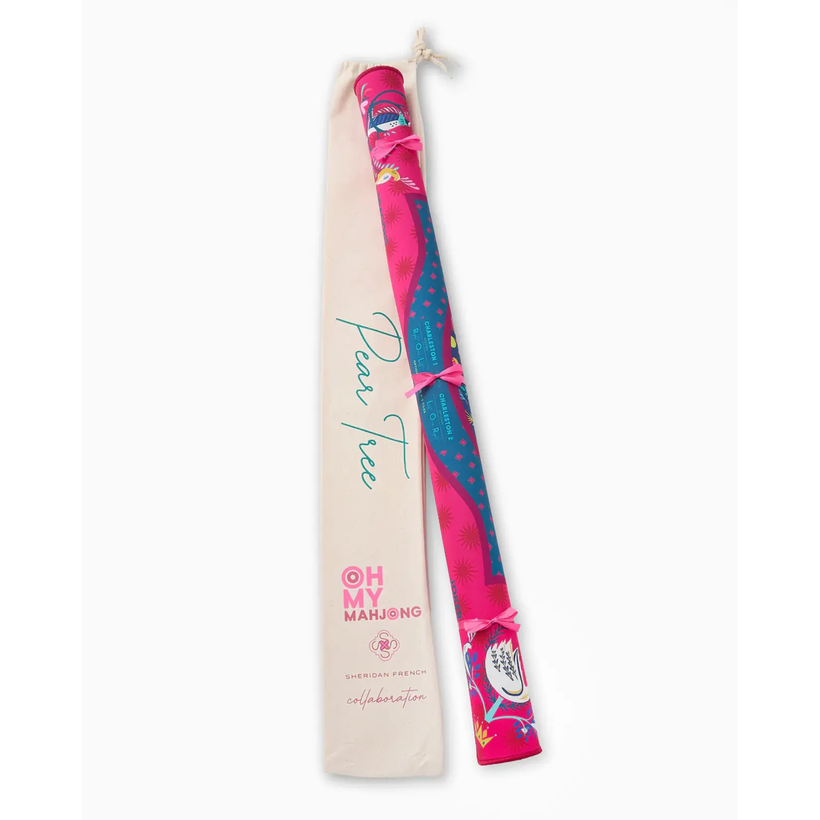 Oh My Mahjong Pear Tree Holiday Mahjong Mat