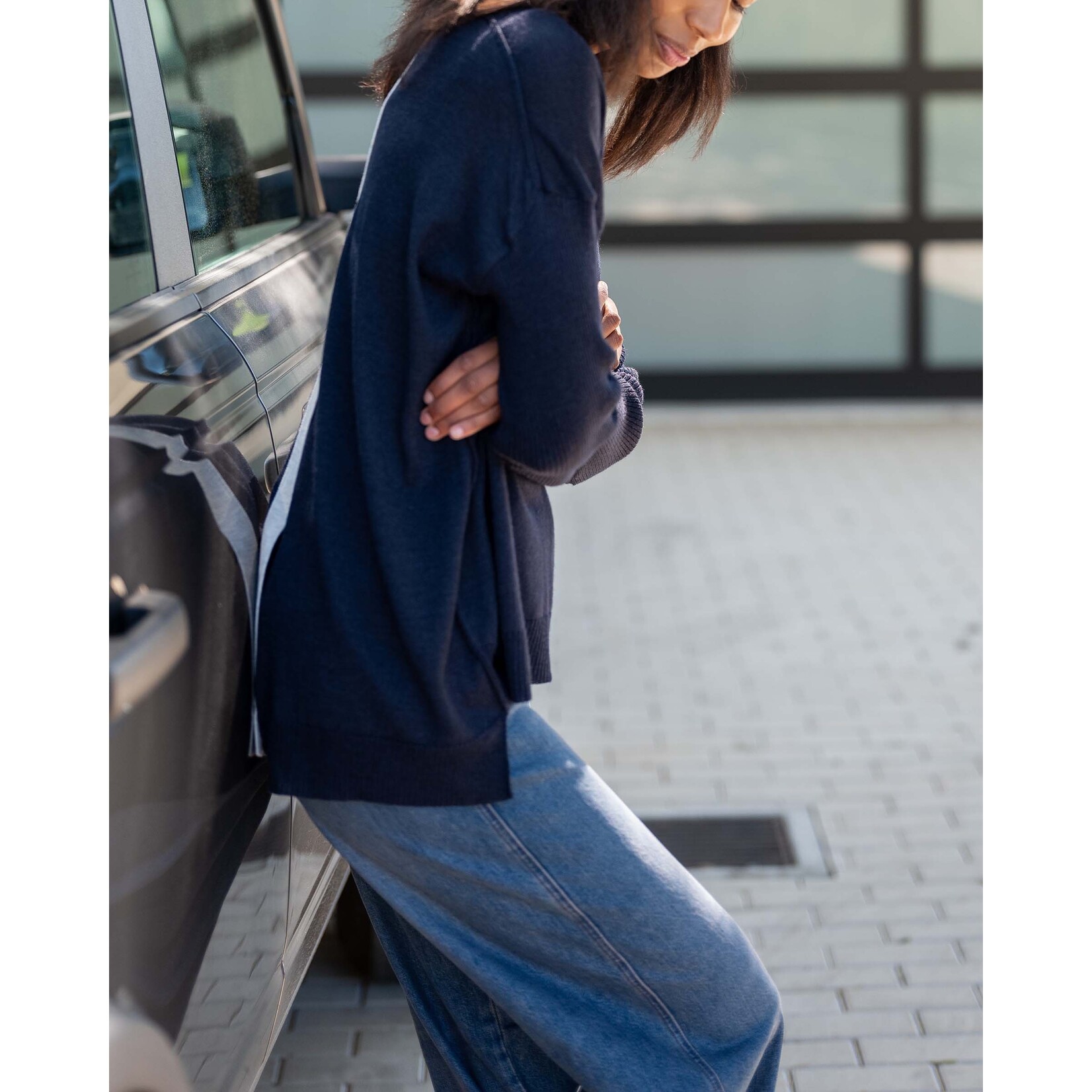 Mersea Coronado Split-Back Sweater S/M